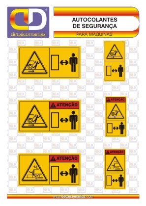 Autocolantes de segurança